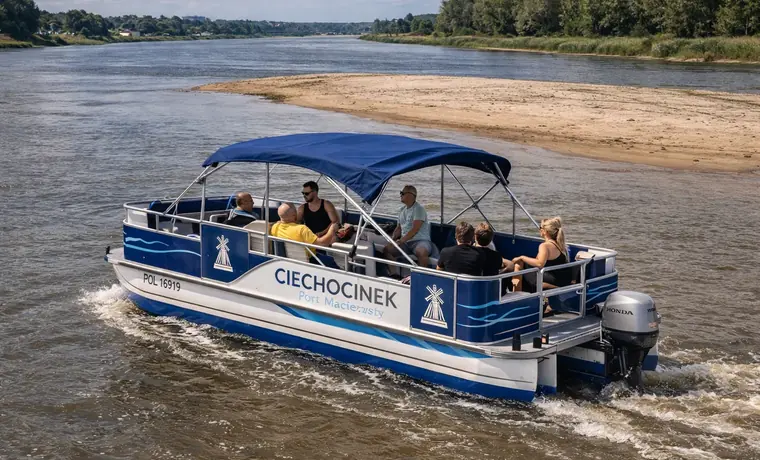 Rejsy po Wiśle w Ciechocinku